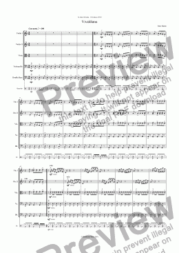 page one of Vivaldiana - String Orchestra