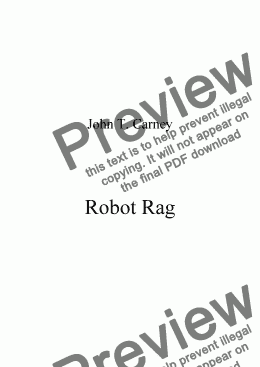 page one of Robot Rag