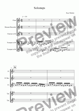 page one of Solosteps