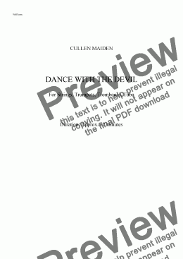 page one of DANCE WITH THE DEVIL
