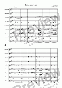 page one of Panis Angelicus [Franck]
