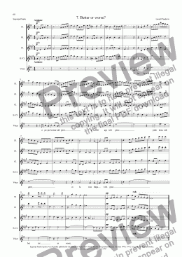 page one of Segaropa (Orchestrated) 07 Better or Worse?