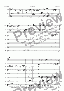 page one of Segaropa (Orchestrated) 12 Ripples