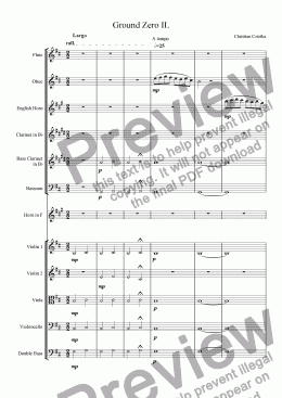 page one of Symphony No. 1 
