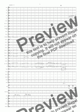 page one of Symphony No 48 3rd movt
