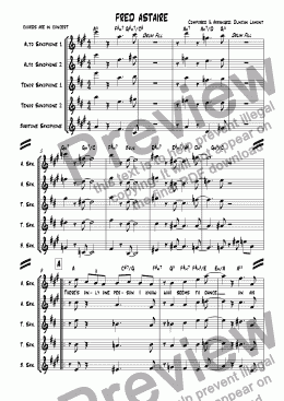 page one of Fred Astaire (Quintet)