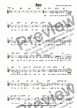page one of Bird (Vocal)