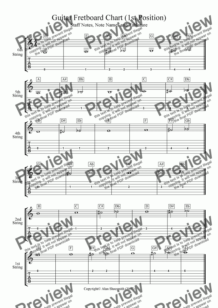 Guitar Solo Chart